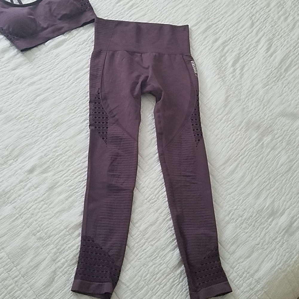 Gymshark Energy Seamless Leggings- Purple Wash